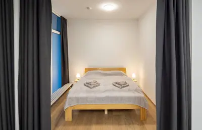 Ein Bett oder Betten in einem Zimmer der Unterkunft Appartement in Übigau