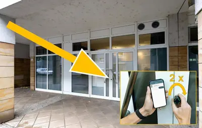 Grundriss der Unterkunft Appartement in Übigau
