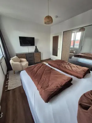 Ein Bett oder Betten in einem Zimmer der Unterkunft Altstadt-Vibes