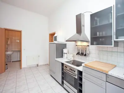 Küche/Küchenzeile in der Unterkunft Elegant Villa in Borstendorf