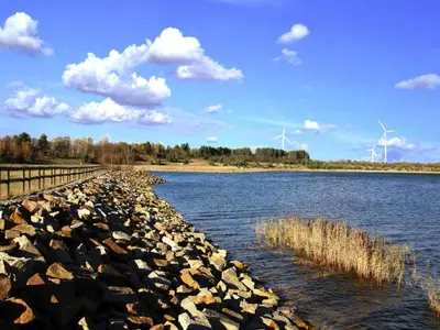 Naturlandschaft in der Nähe des Ferienhauses
