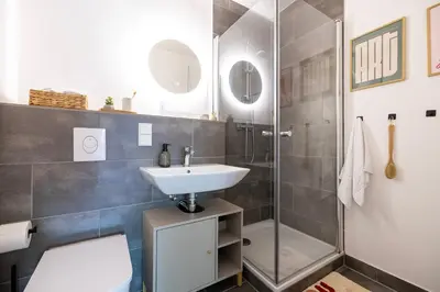 Ein Badezimmer in der Unterkunft StayTime - Trio Loft