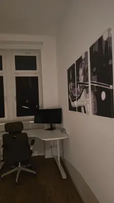 TV/Unterhaltungsangebot in der Unterkunft Kulturelles Businessapartment mit Balkon