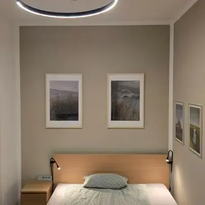 Kulturelles Businessapartment mit Balkon