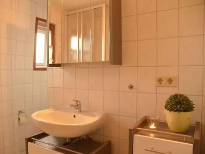 Ein Badezimmer in der Unterkunft Pillnitz Castle View