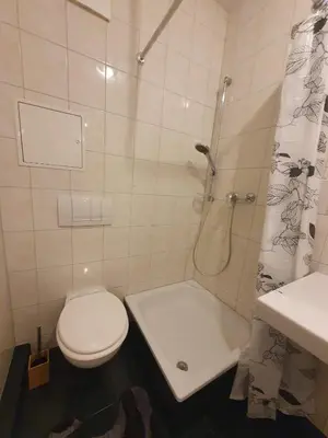Ein Badezimmer in der Unterkunft Zentral gelegene Wohnung