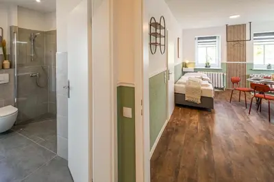 Ein Badezimmer in der Unterkunft BaLa Suites Apartment House