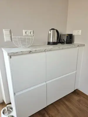 Küche/Küchenzeile in der Unterkunft Ferienhaus Lyś