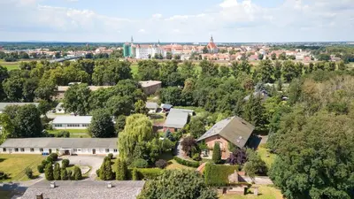 Blick auf Ferienwohnung Josephine aus der Vogelperspektive