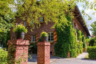 Ein Garten an der Unterkunft Ferienwohnung Josephine