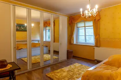 Ein Bett oder Betten in einem Zimmer der Unterkunft Ferienwohnung Josephine