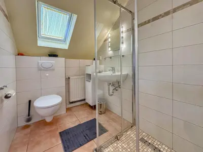 Ein Badezimmer in der Unterkunft Kegel