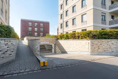 Das Gebäude in dem sich die Ferienwohnung befindet
