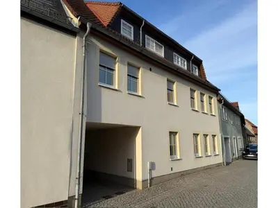 Das Gebäude in dem sich die Ferienwohnung befindet