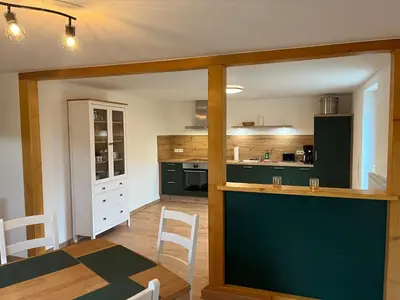 Küche/Küchenzeile in der Unterkunft 4-Steine-Blick, Wohnung 1