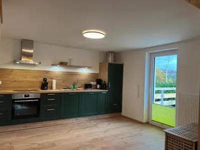 Küche/Küchenzeile in der Unterkunft 4-Steine-Blick, Wohnung 1