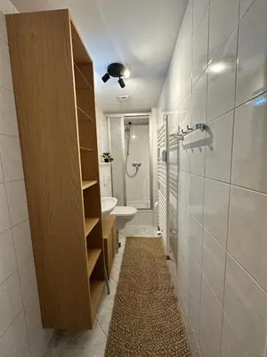 Ein Badezimmer in der Unterkunft Elbflorenz