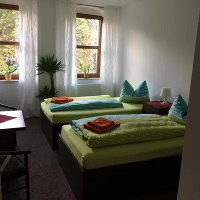 Ein Bett oder Betten in einem Zimmer der Unterkunft Sefano Nossen