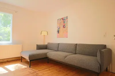 Ein Sitzbereich in der Unterkunft Gemütliches Schmuckstück mit zwei Schlafzimmern