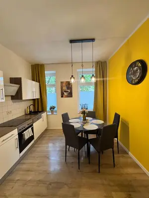 Küche/Küchenzeile in der Unterkunft Arminos Apartment