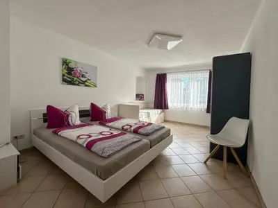 Ein Bett oder Betten in einem Zimmer der Unterkunft Forsthaus