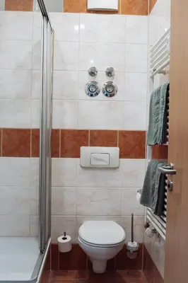 Ein Badezimmer in der Unterkunft Zentrum, gemütlich, modern, 2P, WiFi