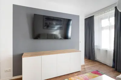 TV/Unterhaltungsangebot in der Unterkunft Apartment im Stadtzentrum von Riesa