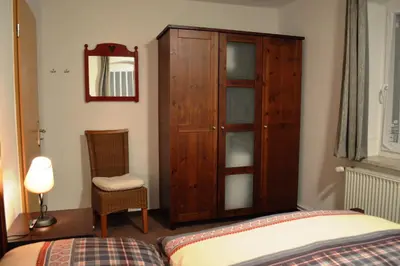 Ein Bett oder Betten in einem Zimmer der Unterkunft Haus Niemann Ferienwohnungen