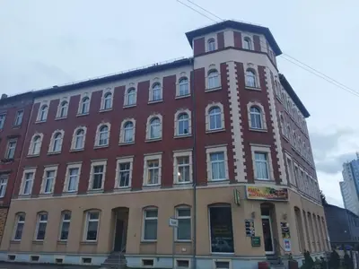 Das Gebäude in dem sich die Ferienwohnung befindet