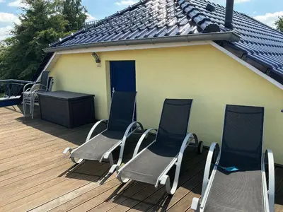Grundriss der Unterkunft Ferienhaus Strandhaus Sonnenseite links, nur 100m vom Senftenberger See