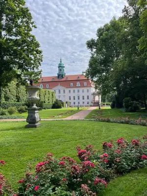 Ein Garten an der Unterkunft Gewölbekammer Lichtenwalde