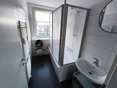 Ein Badezimmer in der Unterkunft Business Apartment Chemnitz