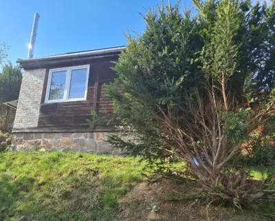 Ein Garten an der Unterkunft Kriebstein-Oase