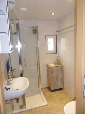 Ein Badezimmer in der Unterkunft Kriebstein-Oase