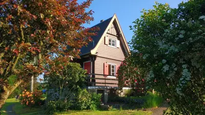 Ein Garten an der Unterkunft Haus Ilse