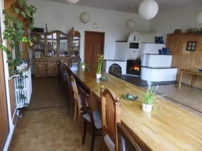 Küche/Küchenzeile in der Unterkunft Haus Friedland
