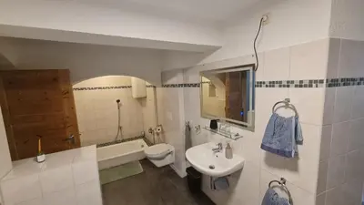 Ein Badezimmer in der Unterkunft Ferienwohnung Hugos Altstadt