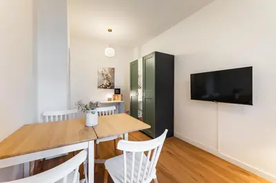 TV/Unterhaltungsangebot in der Unterkunft City Apartment Dresden 2 bis 4 Personen, WLAN, TV