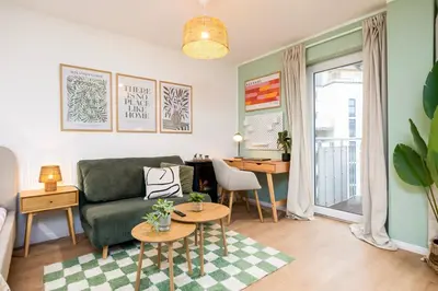Ein Sitzbereich in der Unterkunft Staytime - Mira Suite I TOP Location I Balcony