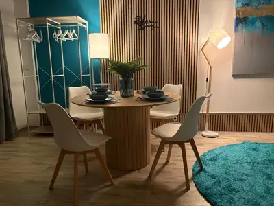 Grundriss der Unterkunft NEU Ferienwohnung in Dresden mit großer Terrasse I separate Küche I Eckbadewanne und Dusche