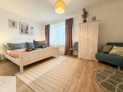 Ein Sitzbereich in der Unterkunft Cozy Apartment Old Town Elli42