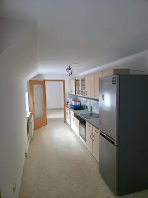 Küche/Küchenzeile in der Unterkunft Flonta Ferienwohnung