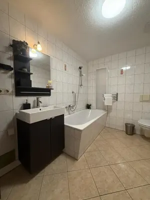 Ein Badezimmer in der Unterkunft MarktQuartier Bad Schandau