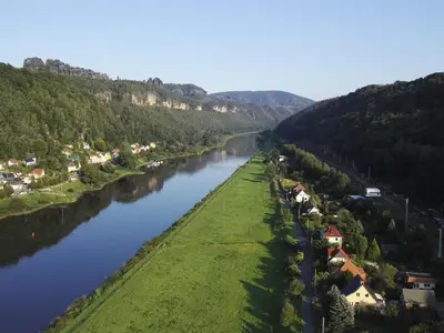 Naturlandschaft in der Nähe der Ferienwohnung