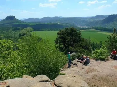 Naturlandschaft in der Nähe der Ferienwohnung