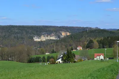 Naturlandschaft in der Nähe der Ferienwohnung