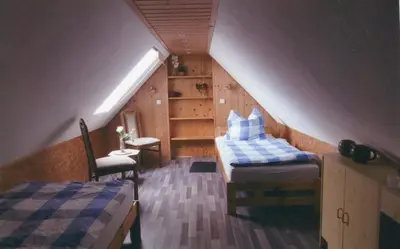 Ein Bett oder Betten in einem Zimmer der Unterkunft Ferienwohnung bei Familie Keil