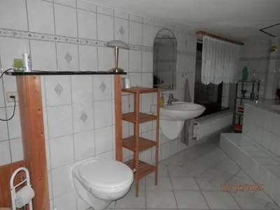 Ein Badezimmer in der Unterkunft Ferienwohnung bei Familie Keil