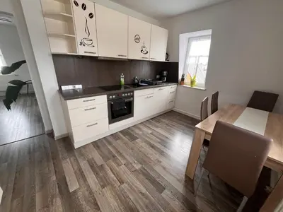 Küche/Küchenzeile in der Unterkunft Ferienwohnung Unger