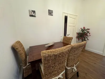 Ein Sitzbereich in der Unterkunft Sweet Home Dresden Löbtau one